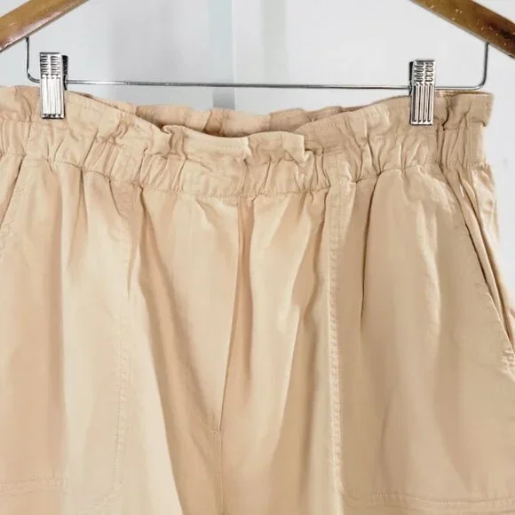 ANTHROPOLOGIE paperbag crop pants Sz M petite  NEW - Picture 3 of 8